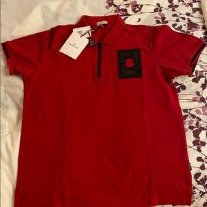 Moncler Polo Shirt in Red